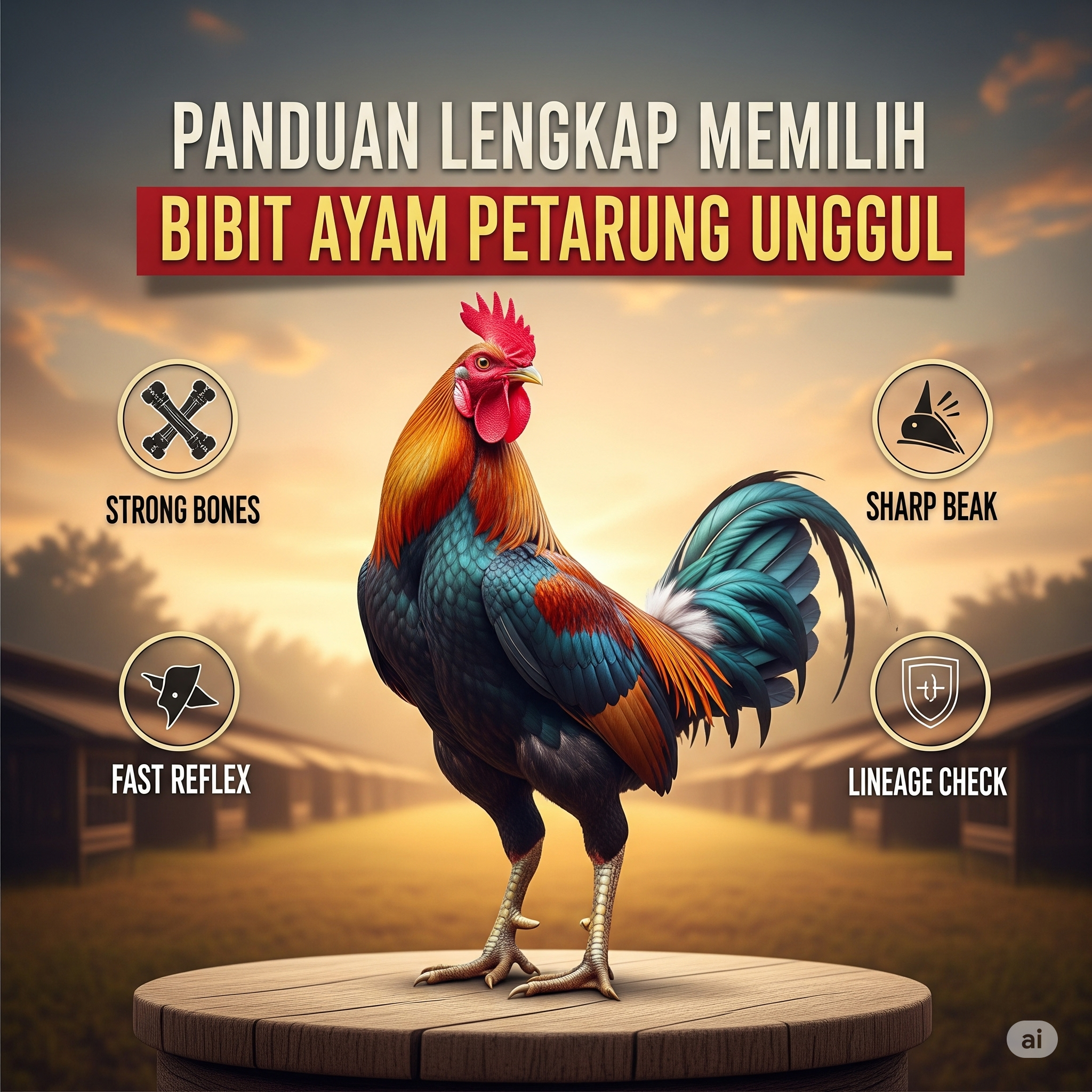 Panduan Lengkap Memilih Bibit Ayam Petarung Unggul